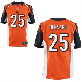 Men's Cincinnati Bengals Nike Orange Elite Jersey BERNARD#25