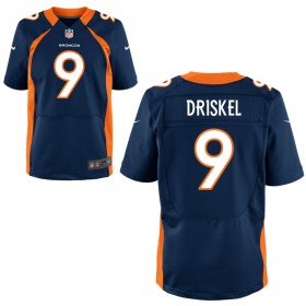 Men's Denver Broncos Nike Navy Blue Elite Jersey DRISKEL#9