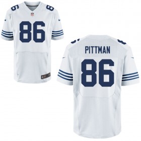 Mens Indianapolis Colts Nike White Alternate Elite Jersey PITTMAN#86