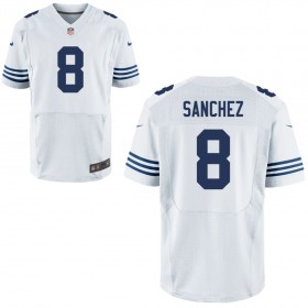 Mens Indianapolis Colts Nike White Alternate Elite Jersey SANCHEZ#8