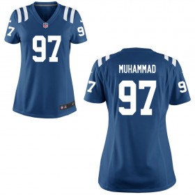 Women's Indianapolis Colts Nike Royal Game Jersey MUHAMMAD#97