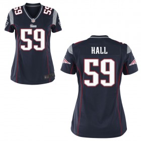 Women's New England Patriots Nike Navy Blue Game Jersey HALL#59