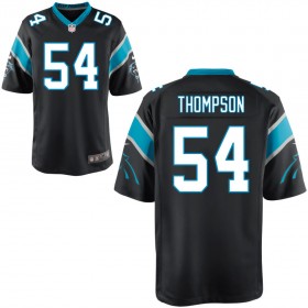 Youth Carolina Panthers Nike Black Game Jersey THOMPSON#54