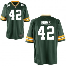Youth Green Bay Packers Nike Green Game Jersey BURKS#42