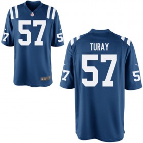 Youth Indianapolis Colts Nike Royal Game Jersey TURAY#57