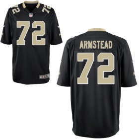 Youth New Orleans Saints Nike Black Game Jersey ARMSTEAD#72