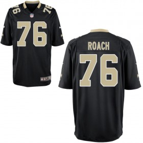 Youth New Orleans Saints Nike Black Game Jersey ROACH#76