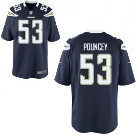Youth Los Angeles Chargers Nike Navy Game Jersey POUNCEY#53