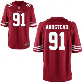 Youth San Francisco 49ers Nike Scarlet Game Jersey ARMSTEAD#91