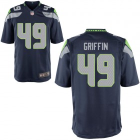 Youth Seattle Seahawks Nike College Navy Game Jersey GRIFFIN#49