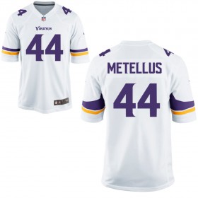 Nike Men's Minnesota Vikings White Game Jersey METELLUS#44