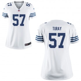 Women's Indianapolis Colts Nike White Game Jersey TURAY#57