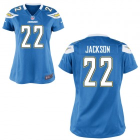Women's Los Angeles Chargers Nike Light Blue Game Jersey JACKSON#22