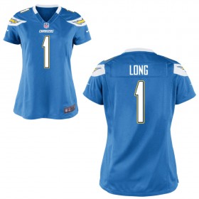 Women's Los Angeles Chargers Nike Light Blue Game Jersey LONG#1