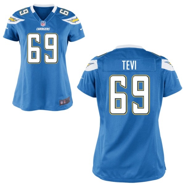 Women's Los Angeles Chargers Nike Light Blue Game Jersey TEVI#69