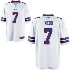 Nike Men's Buffalo Bills Game White Jersey WEBB#7