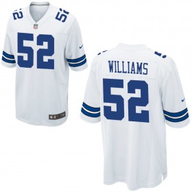 Nike Men's Dallas Cowboys Game White Jersey WILLIAMS#52
