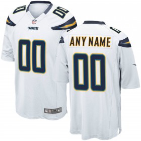 Nike Men's Los Angeles Chargers Customized Game White Jersey