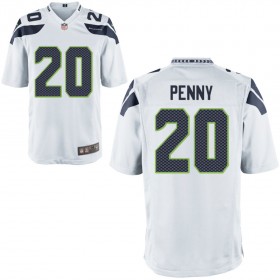 Nike Men's Seattle Seahawks Game White Jersey PENNY#20