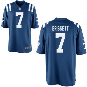 Men's Indianapolis Colts Nike Royal Game Jersey BRISSETT#7