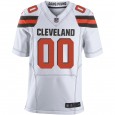 Men's Cleveland Browns Nike White Elite Custom Jersey