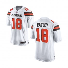 Nike Cleveland Browns Youth White Game Jersey RATLEY#18