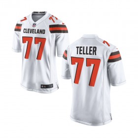 Nike Cleveland Browns Youth White Game Jersey TELLER#77